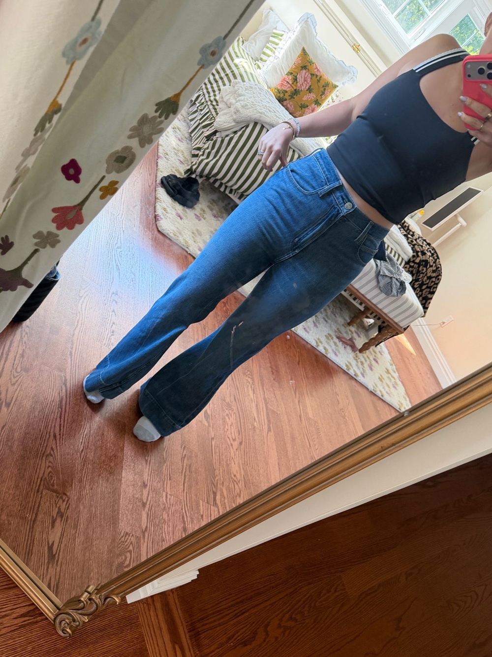Frame The Extreme Flare Ankle Jeans - Picture 1 of 4